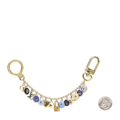 Louis Vuitton Pastilles Key Chain Bag Charm Blue 2 of 3