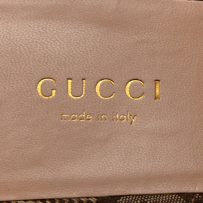 Gucci Monogram Jumbo GG Malaga Kid Womens Princetown Slippers 39.5 Camel Ebony New Acero Beige 6 of 8