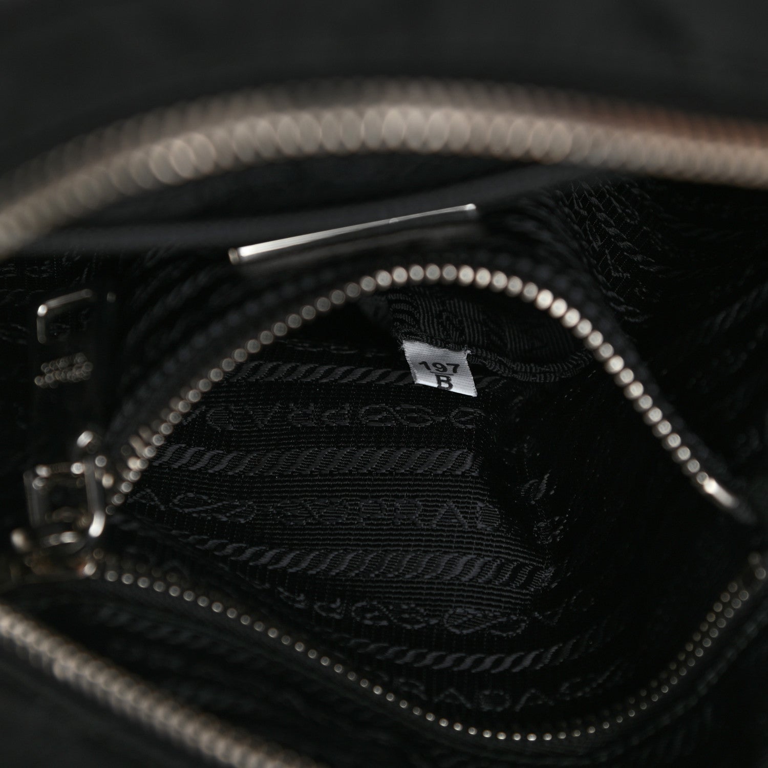 Prada Nylon Tessuto Impuntu Quilted Backpack Black 8 of 12