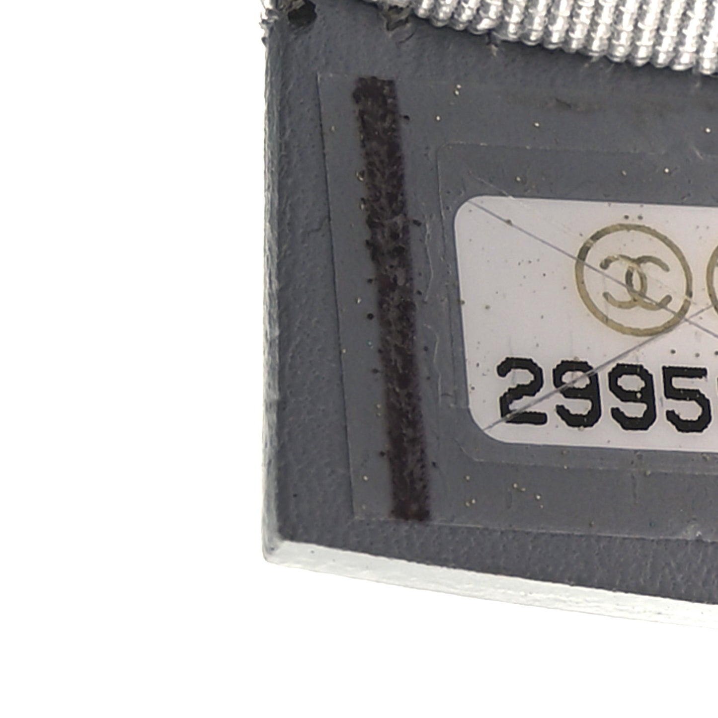 Calfskin Chain 20s Signe Medium Cosmetic Case Grey