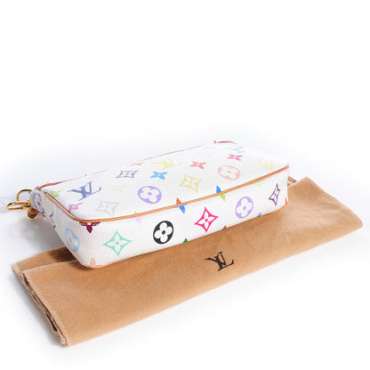 Louis Vuitton Monogram Multicolor Pochette Accessories White 4 of 8