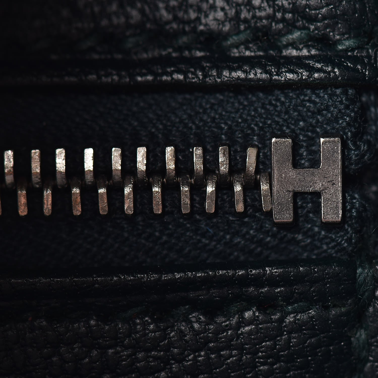 Hermes Togo Swift Officier Birkin 30 Bleu Nuit Vert Cypress 36 of 39