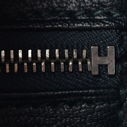 Hermes Togo Swift Officier Birkin 30 Bleu Nuit Vert Cypress 36 of 39