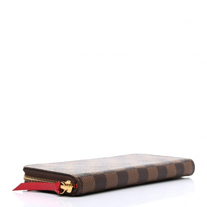 Louis Vuitton Damier Ebene Clemence Wallet Cherry 4 of 8