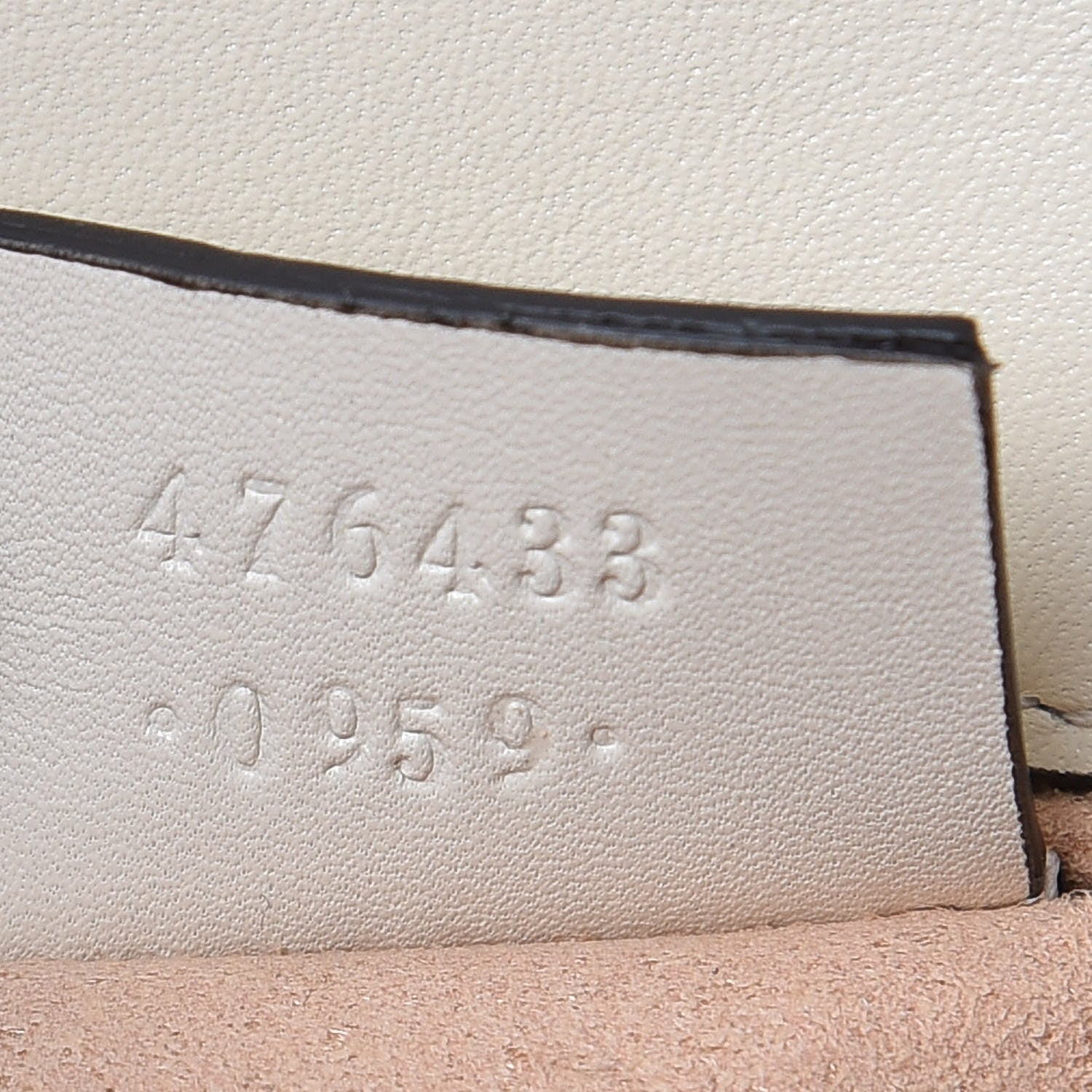 Gucci Calfskin Matelasse Super Mini GG Marmont Shoulder Bag White 7 of 9