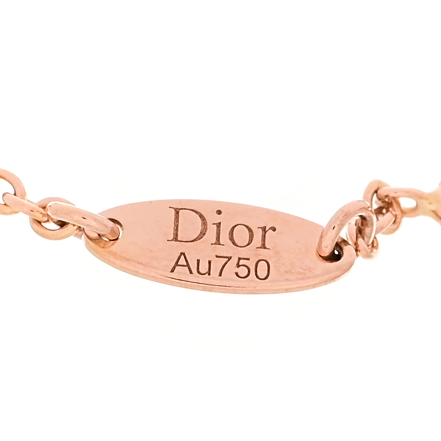 18K Rose Gold Ruby Mother of Pearl Rose Des Vents Bracelet
