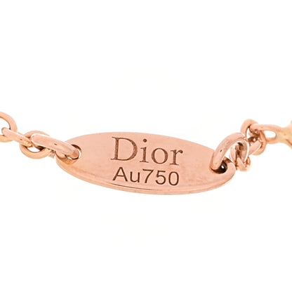 Christian Dior 18K Rose Gold Ruby Mother of Pearl Rose Des Vents Bracelet 3 of 4