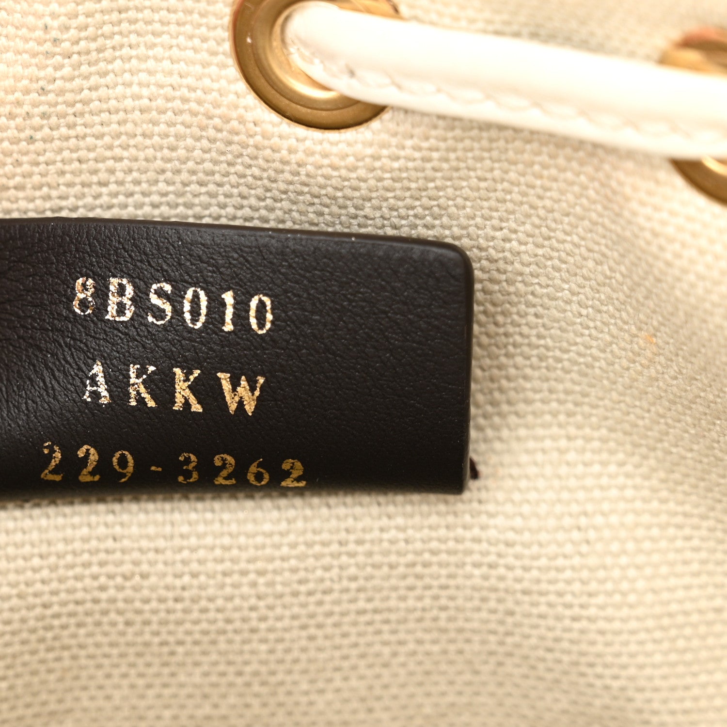 Fendi Canvas Nappa F is Fendi FF Embroidered Mini Mon Tresor Bucket Bag White Ice 7 of 12