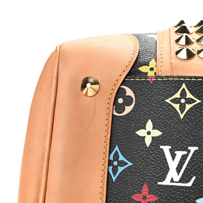 Louis Vuitton Monogram Multicolor Courtney MM Black 9 of 10