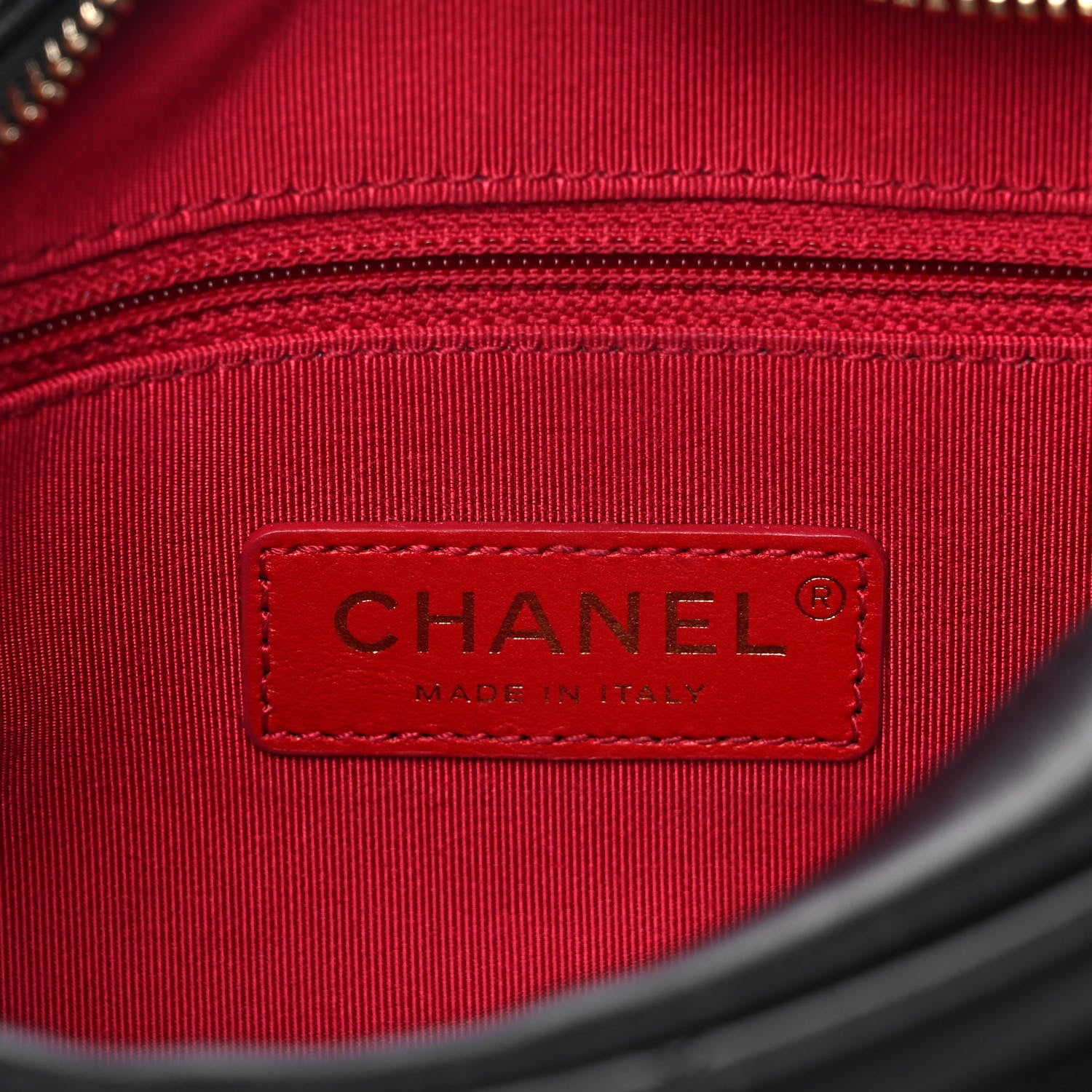 Chanel Calfskin Quilted Enchained Camera Case Bag Black 6 of 13