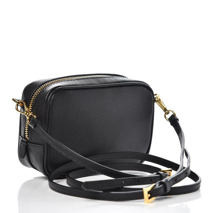 Prada Saffiano Mini Camera Crossbody Bag Nero Black 4 of 8