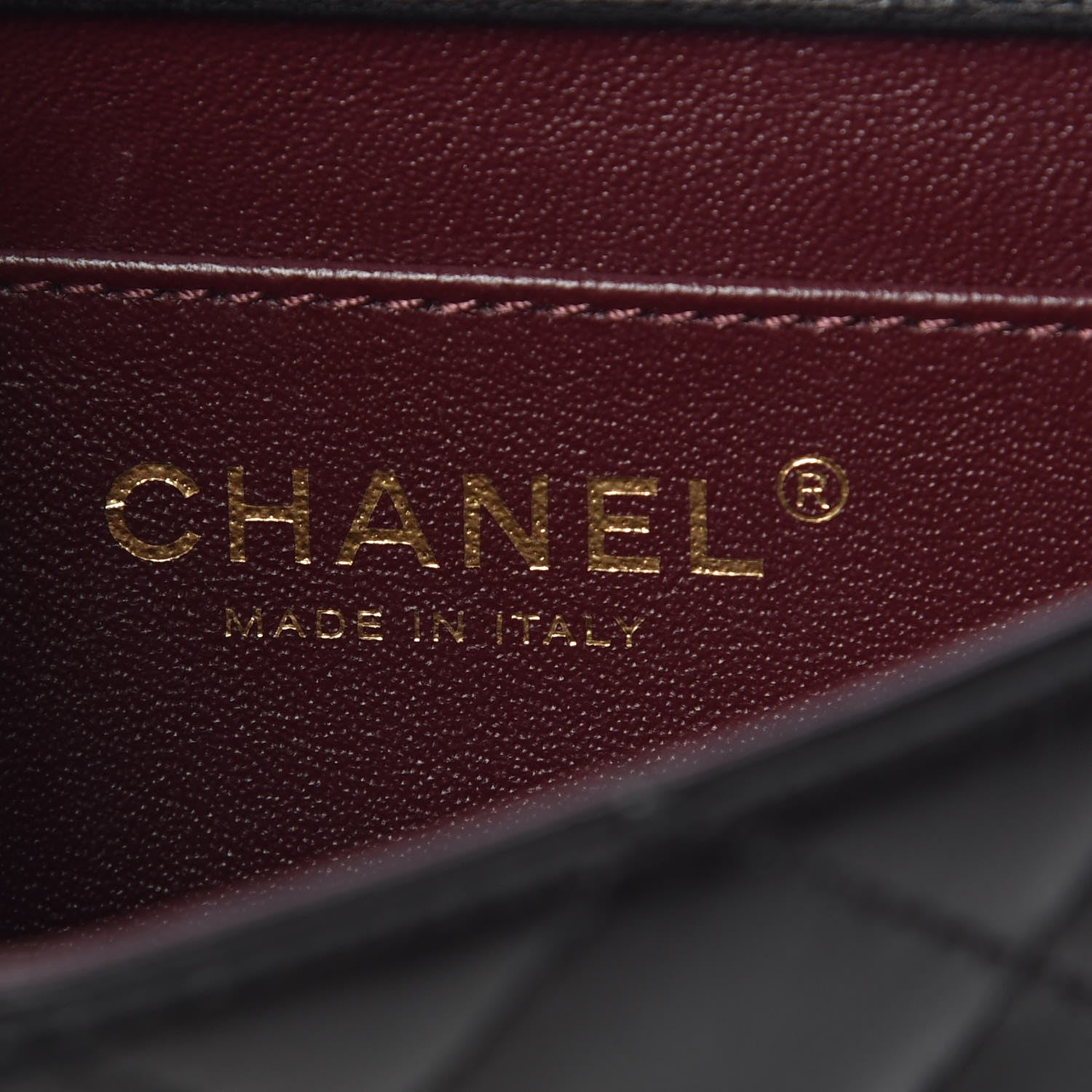 Chanel Lambskin Quilted Crossing Times Mini Flap Black 6 of 7