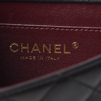 Chanel Lambskin Quilted Crossing Times Mini Flap Black 6 of 7