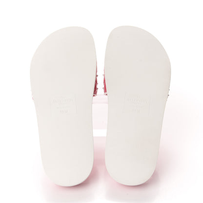 Valentino Garavani Nappa Free Rockstud Spike Slide Sandals 35.5 Shadow Pink 6 of 9