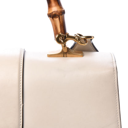 Gucci Calfskin Bamboo Web Medium Dionysus Top Handle Bag White Blue Hibiscus Red 12 of 17