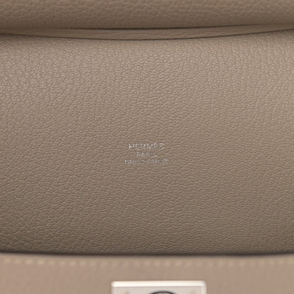Hermes Taurillon Clemence Jypsiere 28 Gris Tourterelle 6 of 11