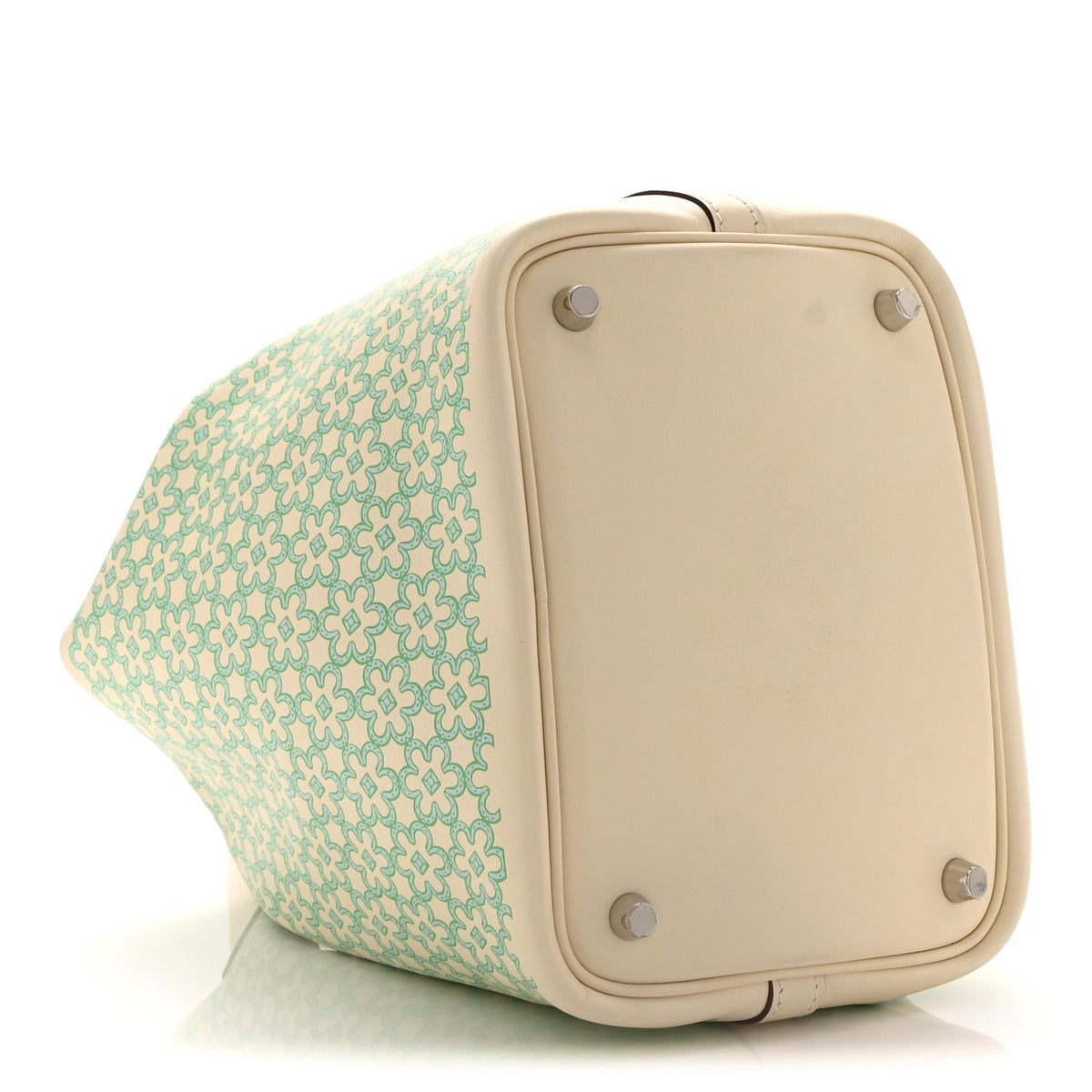 Hermes Swift Lucky Daisy Picotin Lock 18 PM Nata Vert 4 of 10
