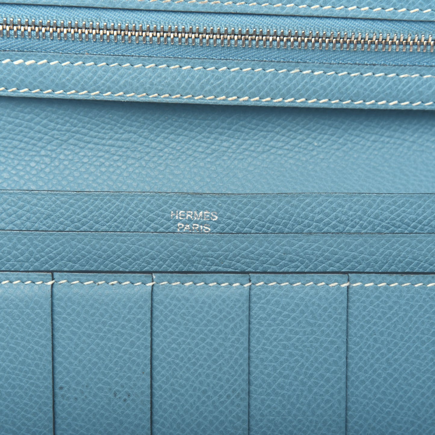Epsom Bearn Gusset Wallet Blue Jean