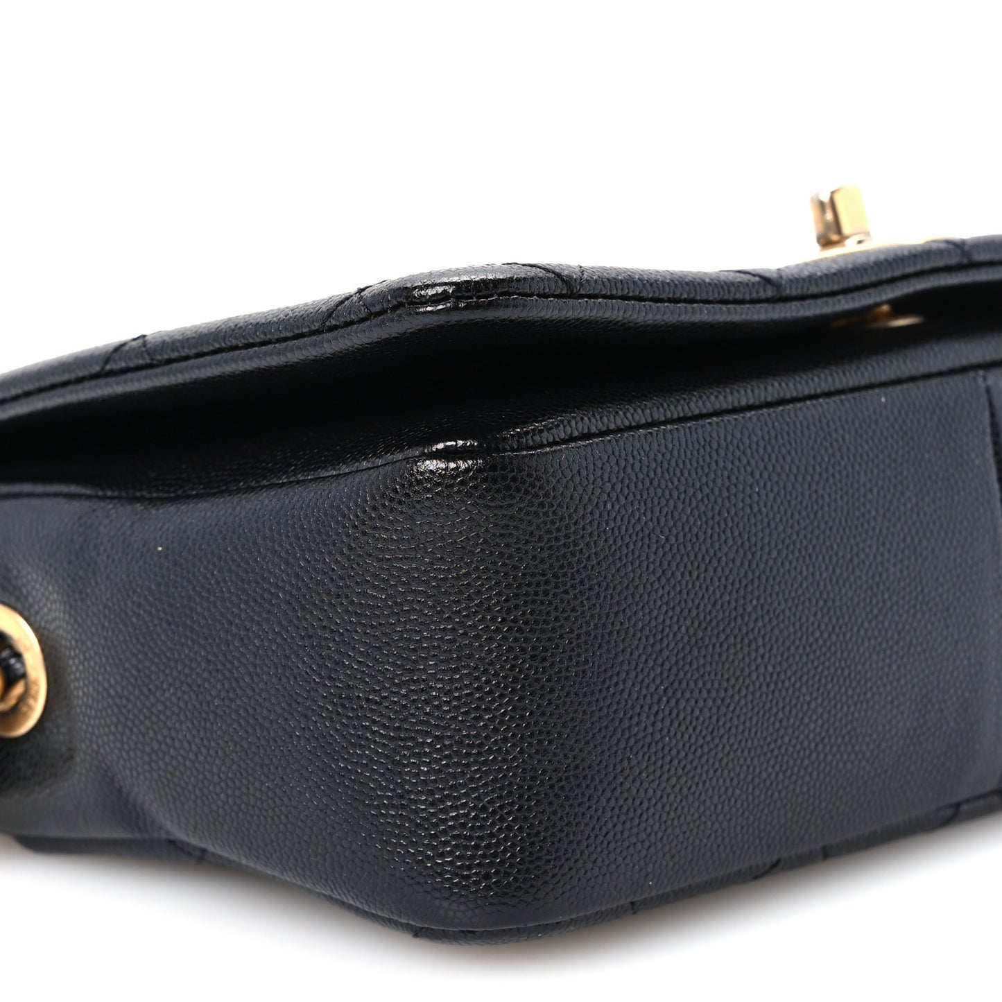 Caviar Quilted Small Fashion Therapy Flap Bag Black