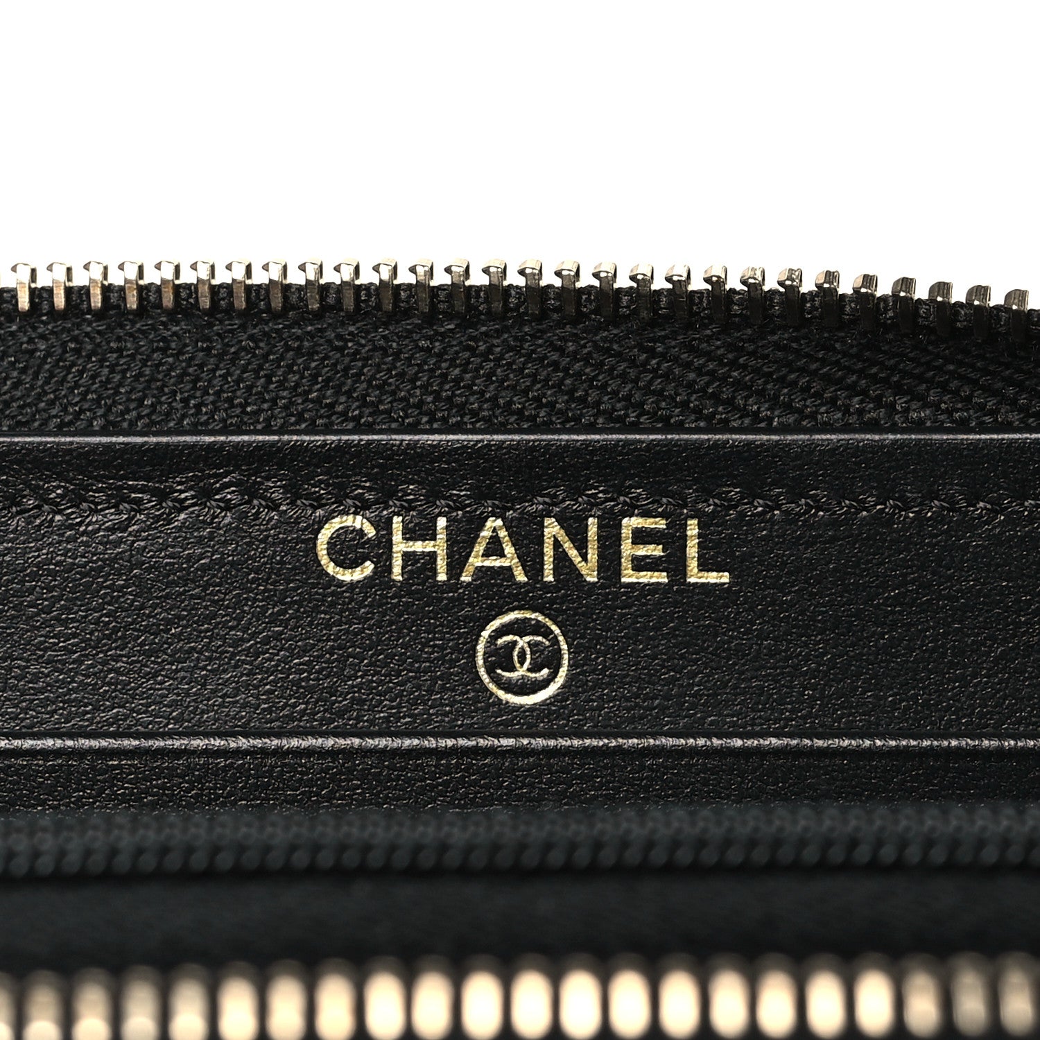 Chanel Caviar Quilted Medium Zip Around Wallet Black 6 of 10