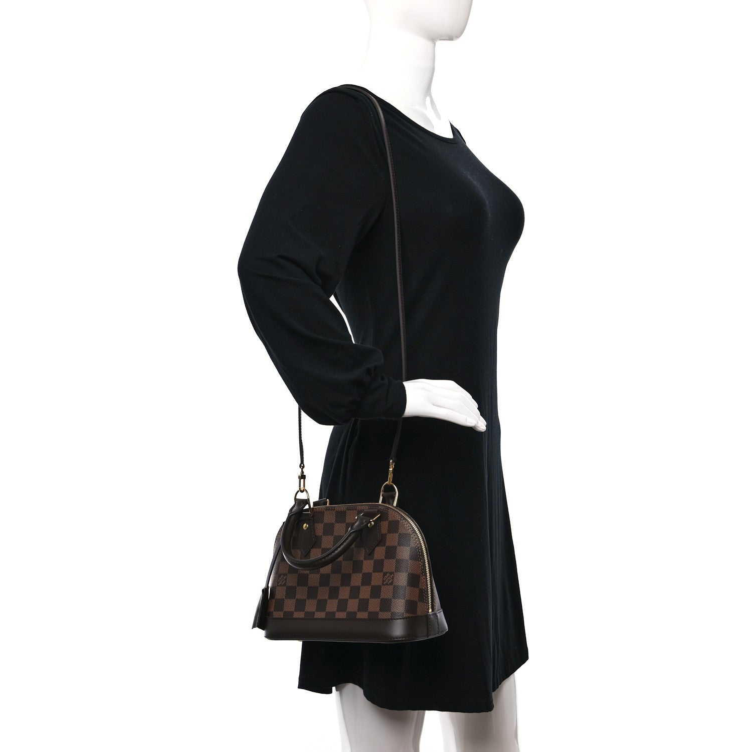 Louis Vuitton Damier Ebene Alma BB 2 of 8