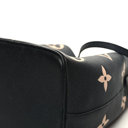 Louis Vuitton Empreinte Monogram Giant Neonoe MM Black Beige 13 of 13