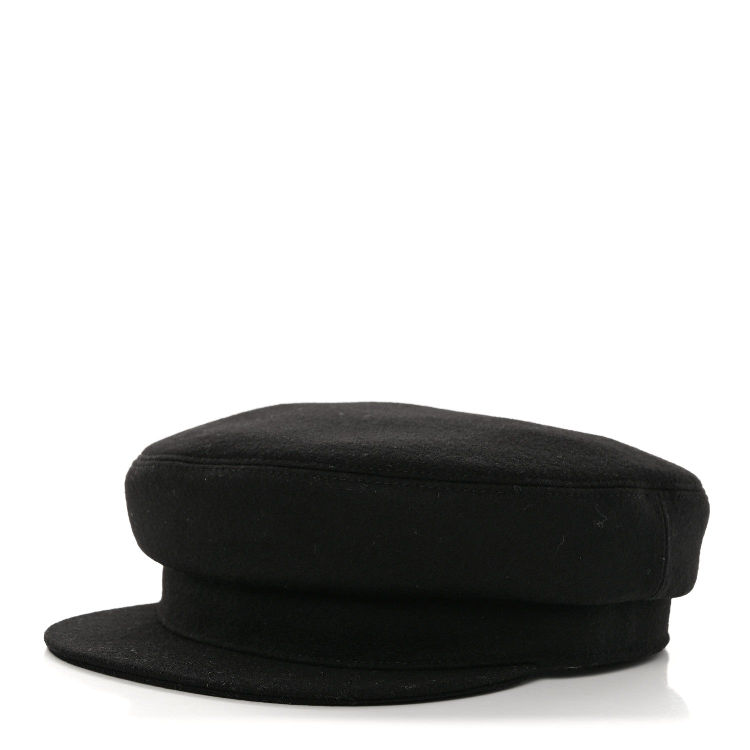 Hermes Cashmere Womens Deauville Cap 59 Black 1 of 10