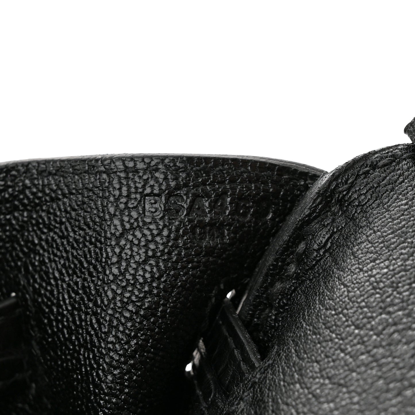 Togo Matte Alligator Birkin Touch 25 Black