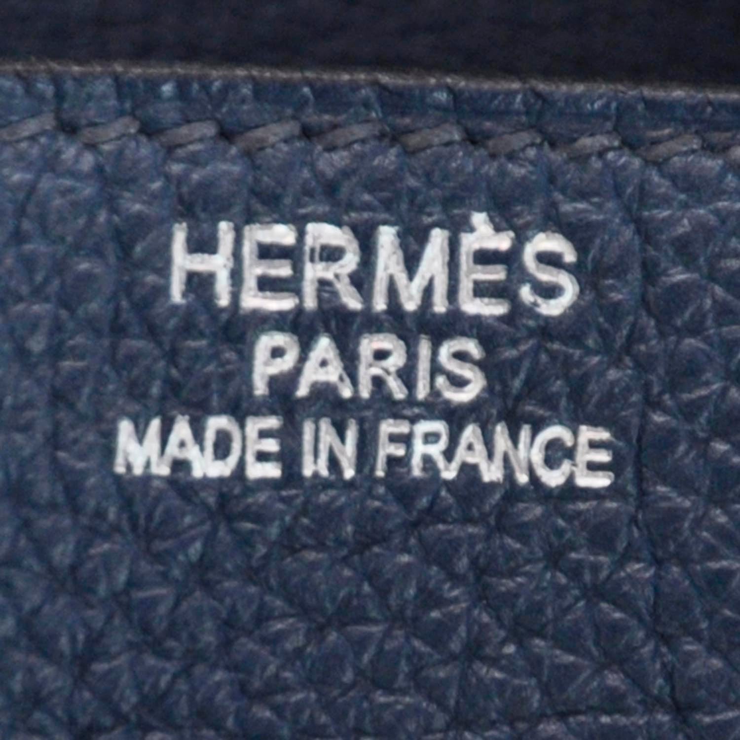 Hermes Togo Birkin 35 Bleu de Prusse 7 of 9