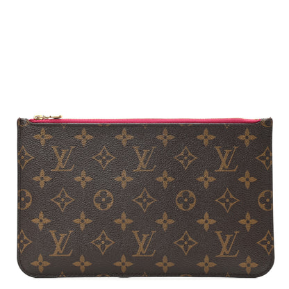 Louis Vuitton Monogram Neverfull MM GM Pochette Pivoine 1 of 12