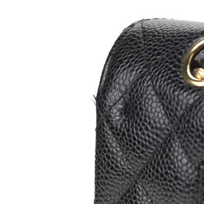 Chanel Caviar Quilted Medium Double Flap Black 10 of 15