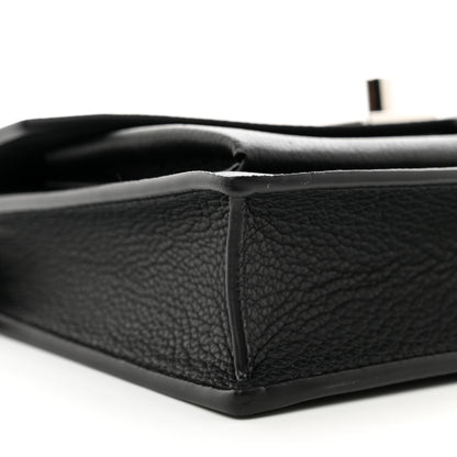 Louis Vuitton Soft Calfskin My Lockme Chain Pochette Black 8 of 11