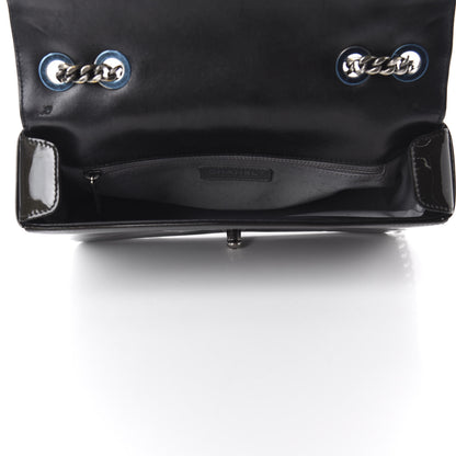 Chanel Patent Quilted Medium Coco Boy Flap 5 of 16