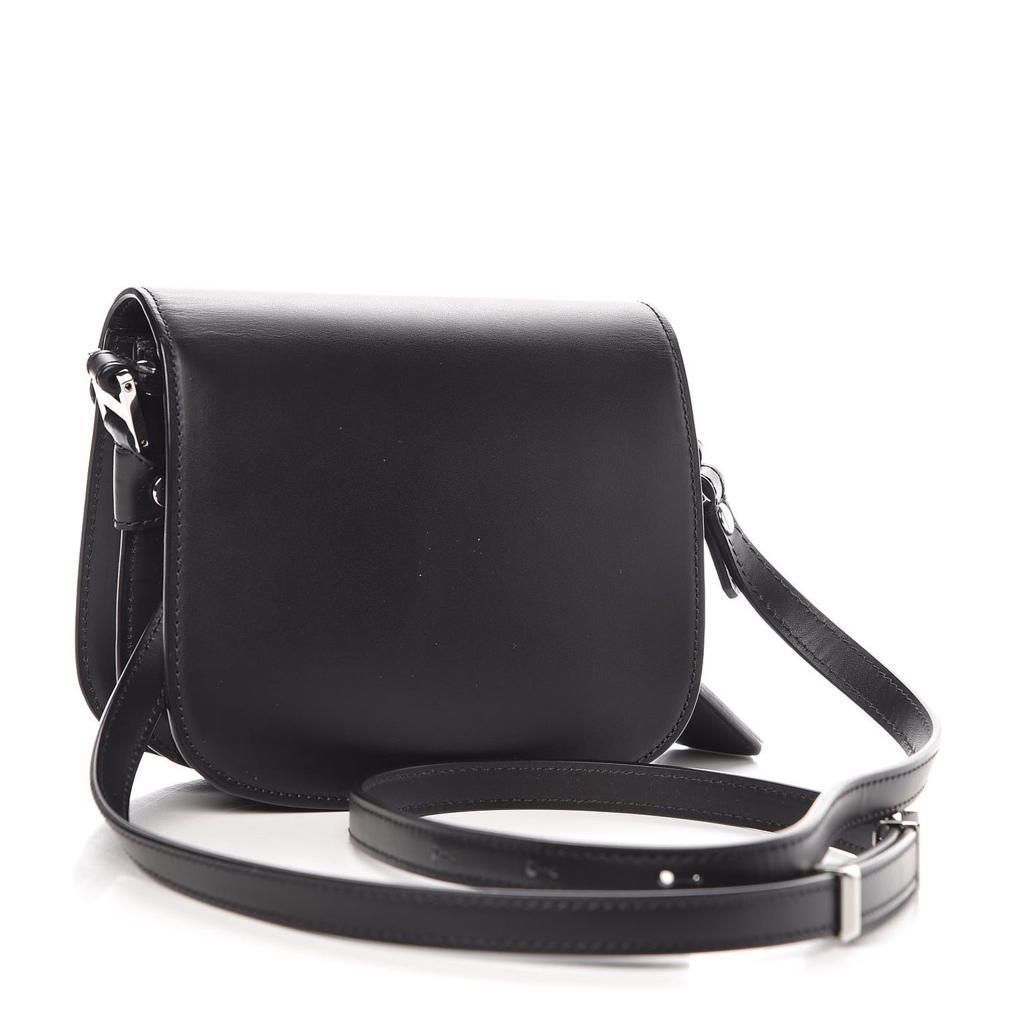Calfskin Mini Patricia Crossbody Bag Black