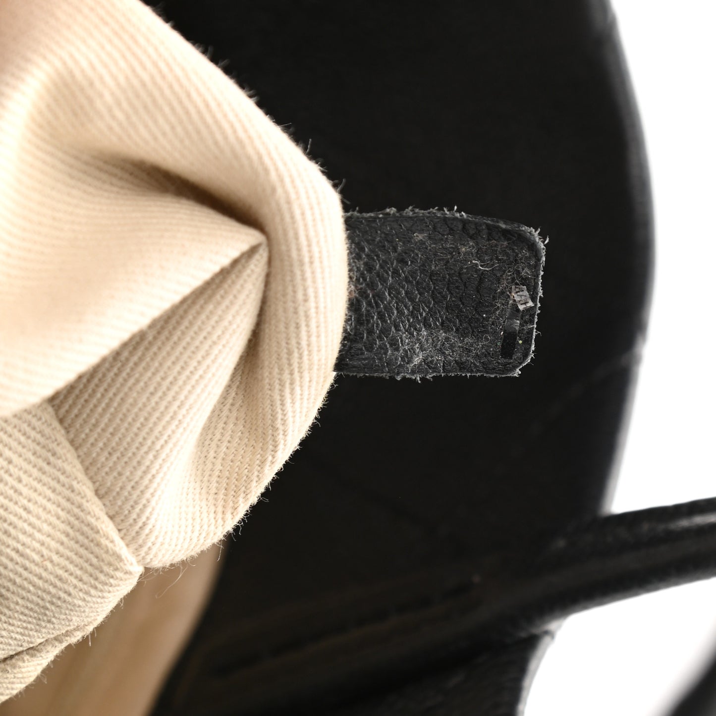 Grained Calfskin CC Pocket Tote Black