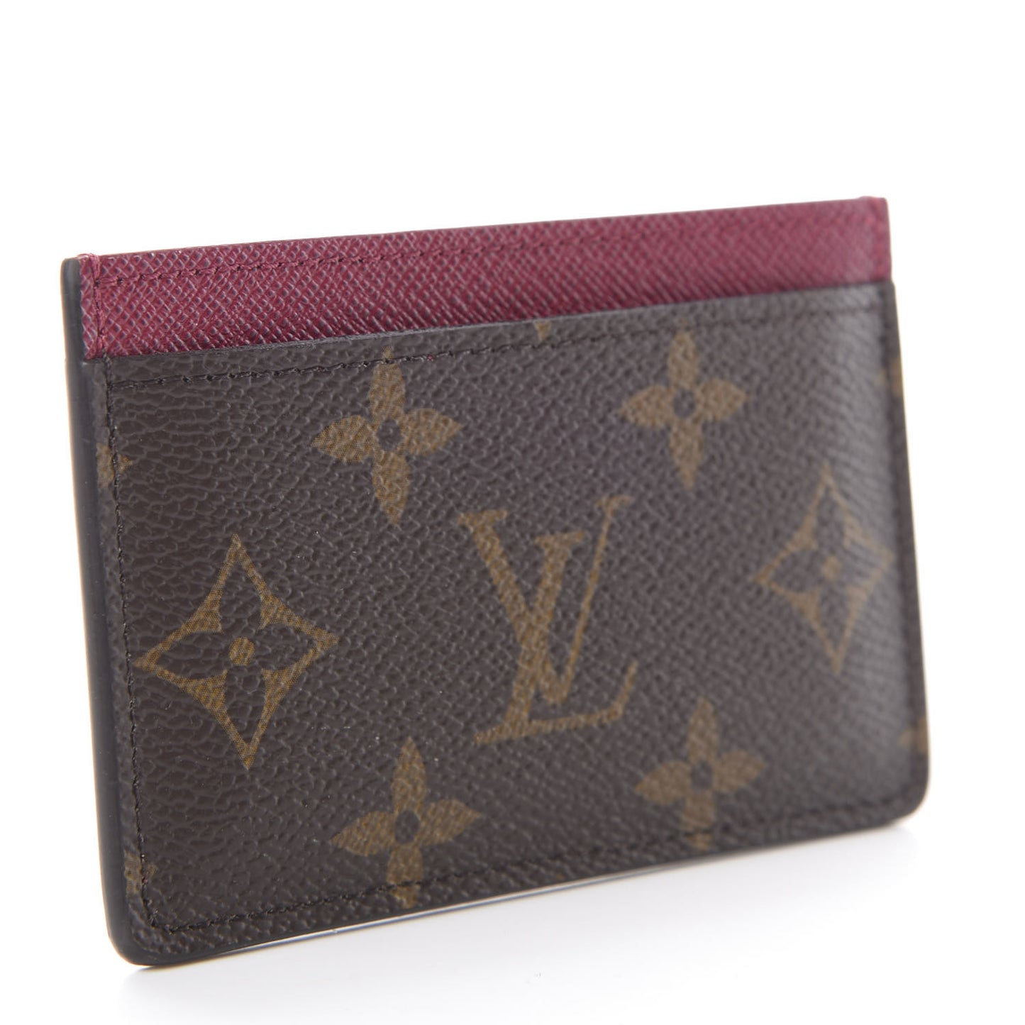 Monogram Card Holder Fuchsia