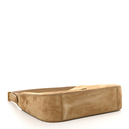 Saint Laurent Suede Calfskin Le 5 A 7 Hobo Beige 4 of 9