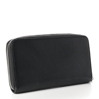 Chanel Lambskin Studded Small Timeless CC Zip Around Wallet Black 3 of 8