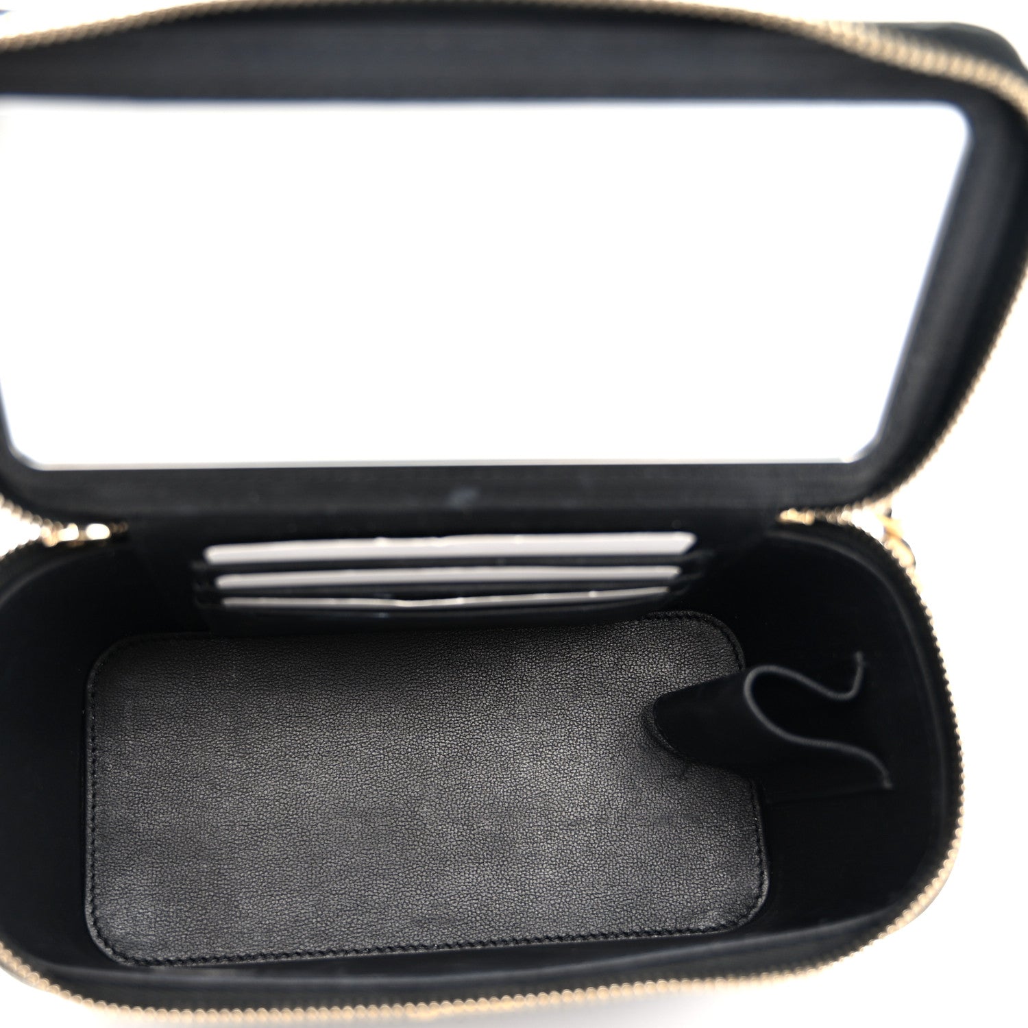 Chanel Lambskin Quilted Pick Me Up Vanity Case Black 5 of 11