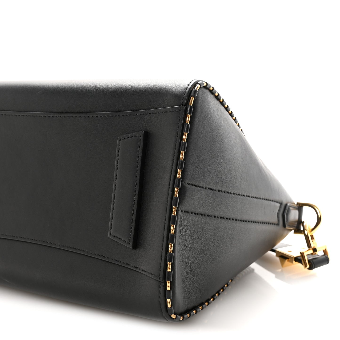 Calfskin Chain Detail Small Antigona Black