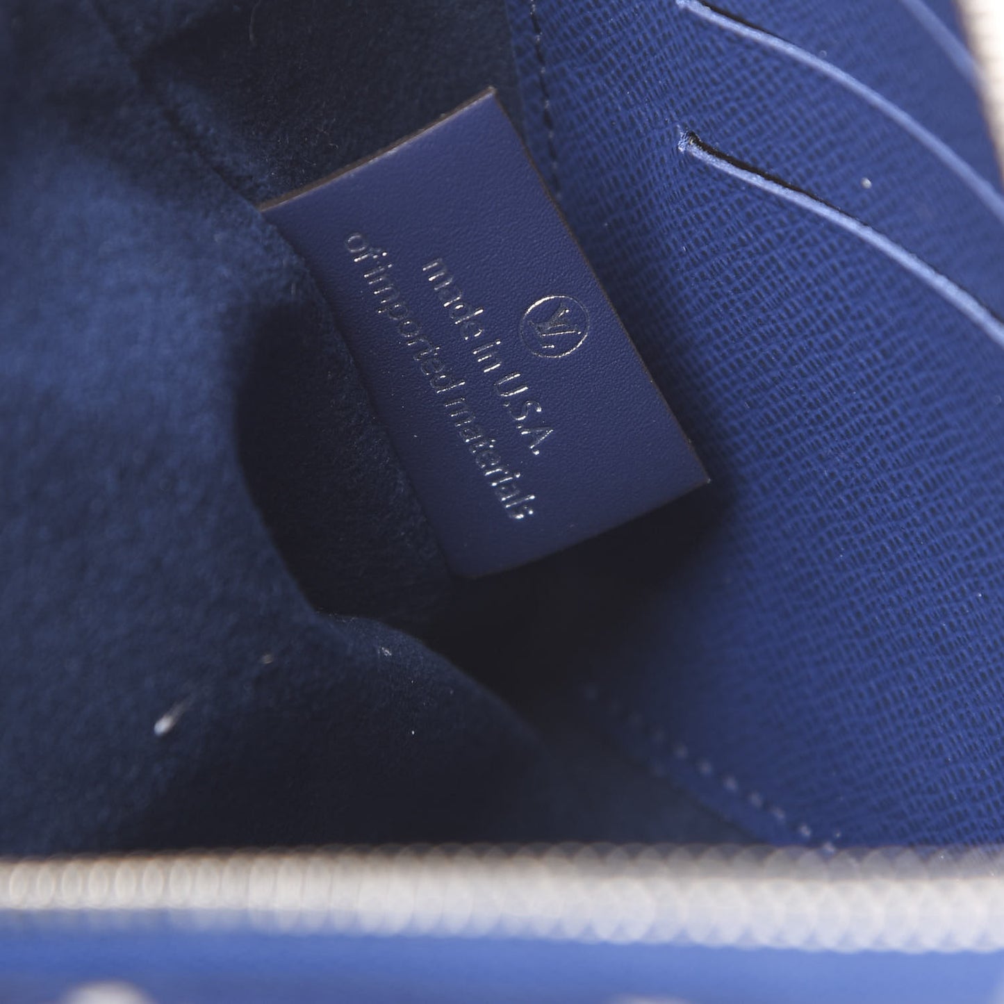 Monogram Giant Escale Double Zip Pochette Blue