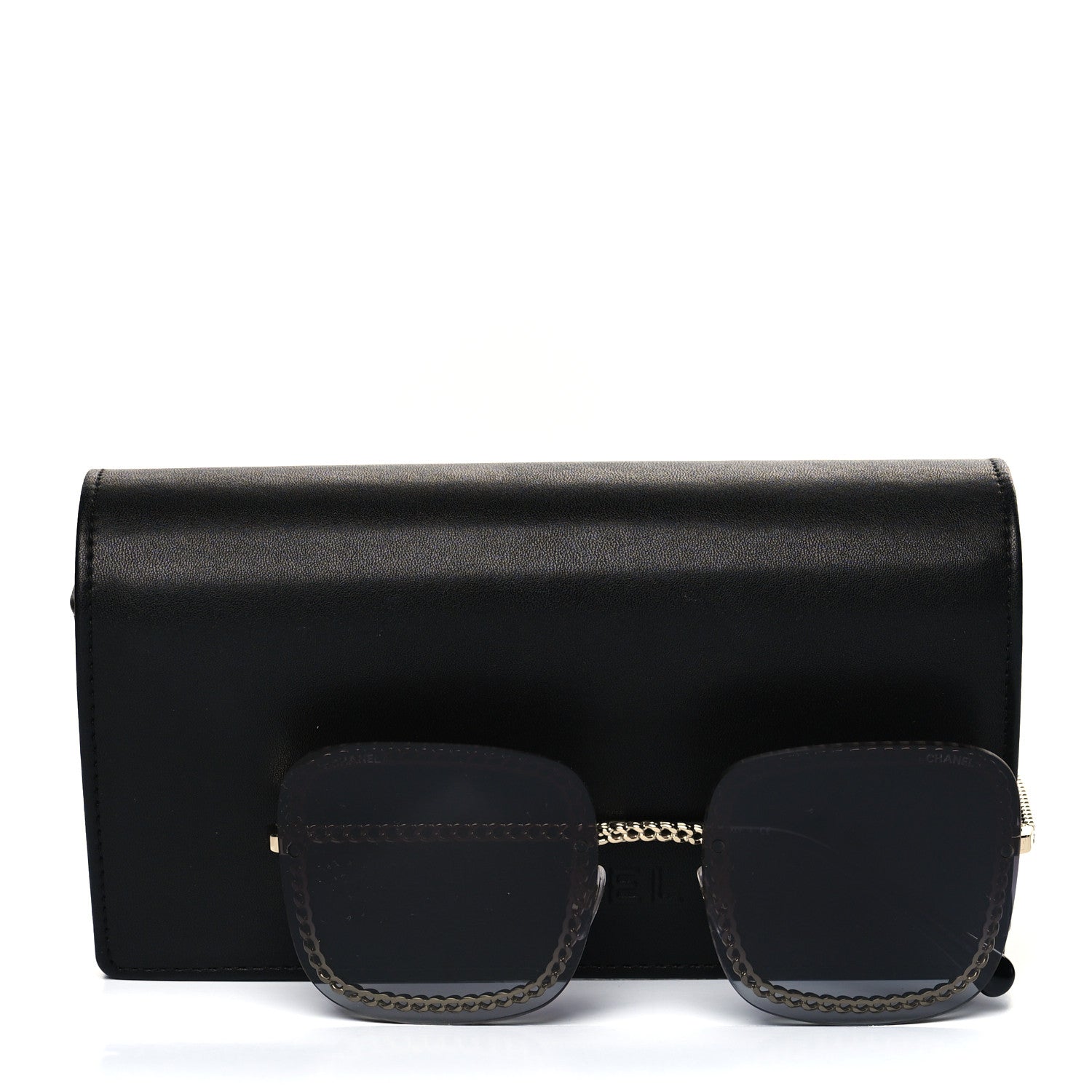 Chanel Chain Square Sunglasses 4244 Black 7 of 7