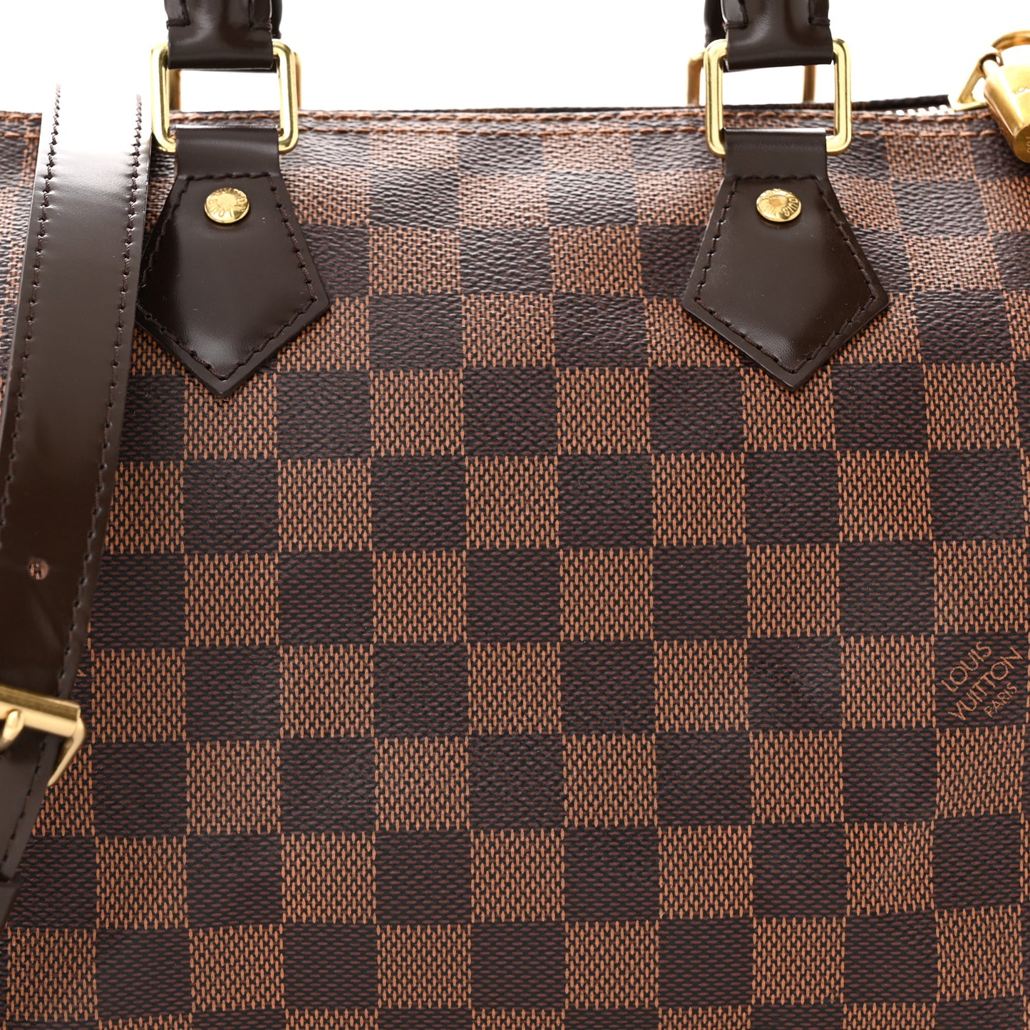 LOUIS VUITTON Damier Ebene Speedy Bandouliere 25