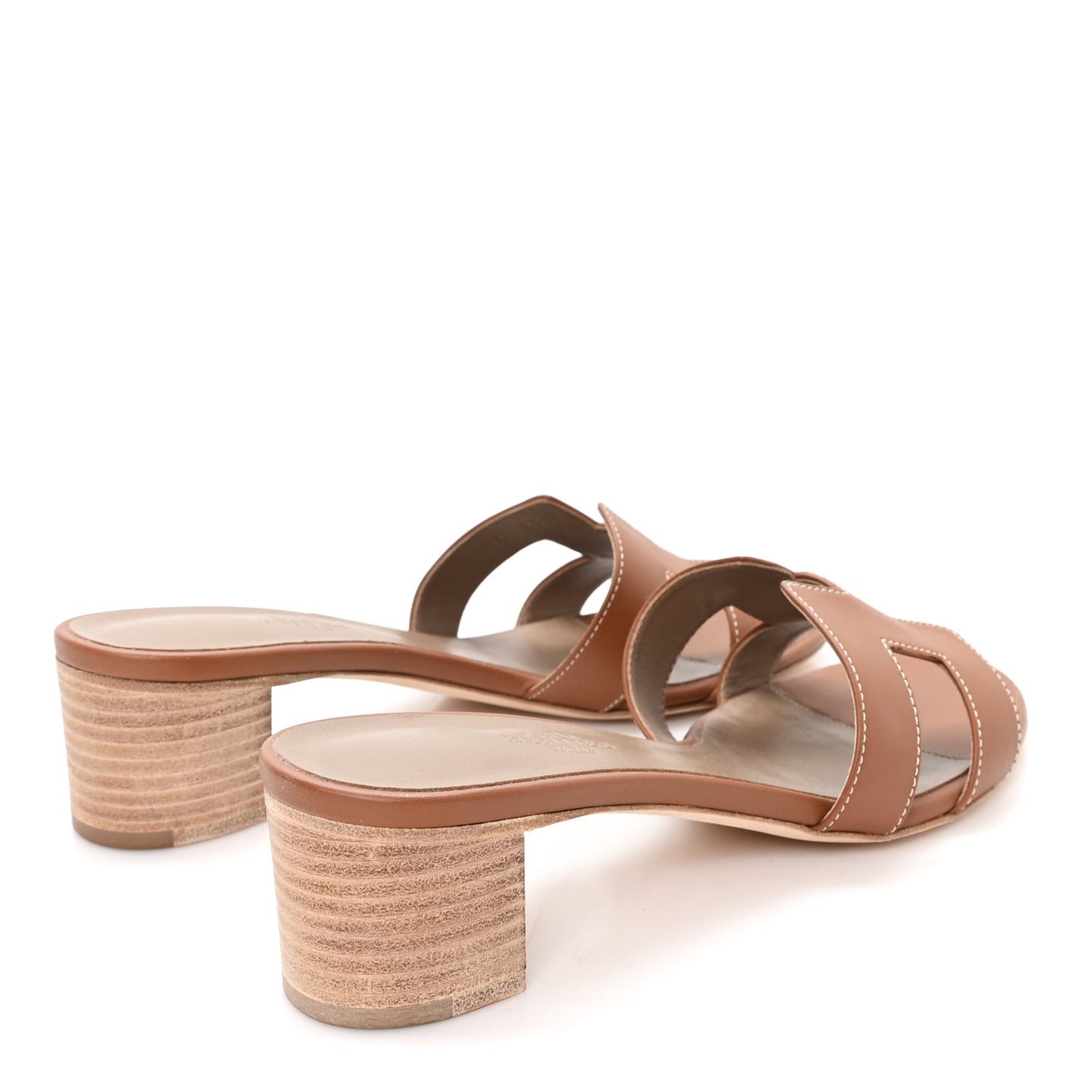 Calfskin Oasis Sandals 39 Gold