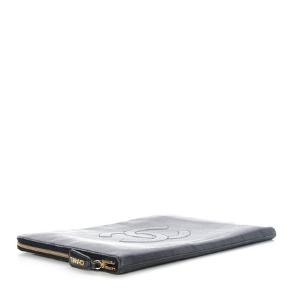 Chanel Caviar Timeless CC Document Portfolio Holder Black 4 of 16