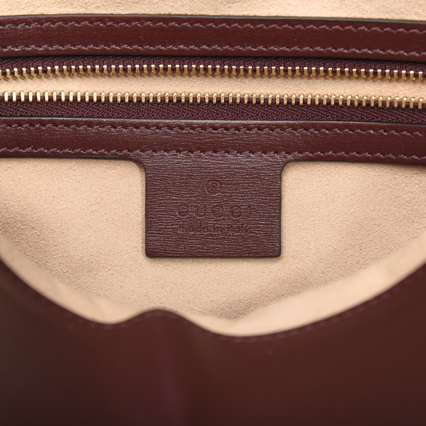 GG Monogram Calfskin Medium Arli Shoulder Bag Sahara Rubino Chardonnay