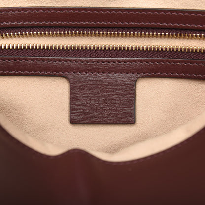 Gucci GG Monogram Calfskin Medium Arli Shoulder Bag Sahara Rubino Chardonnay 6 of 10