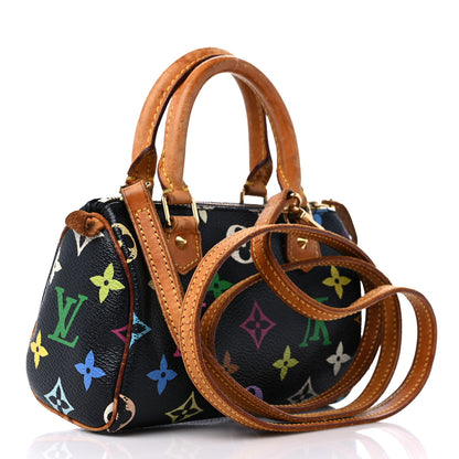 Louis Vuitton Monogram Multicolor Mini Sac HL Speedy Black 3 of 18