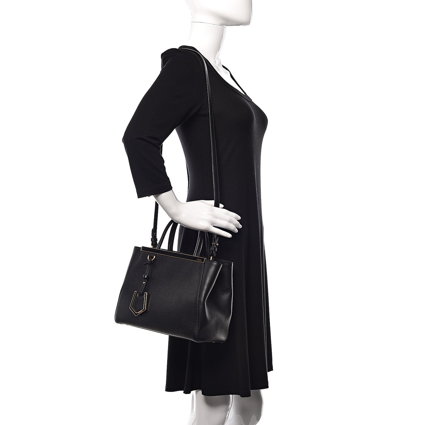 Vitello Elite Petite 2Jours Tote Black