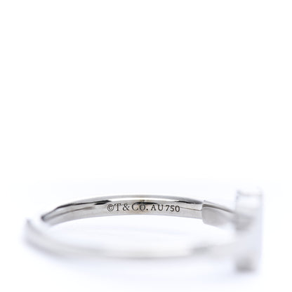 Tiffany 18K White Gold T Wire Ring 50 5.5 4 of 5